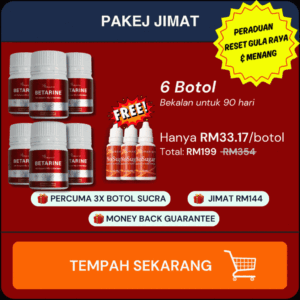 Betarine Set 6 Botol Promo