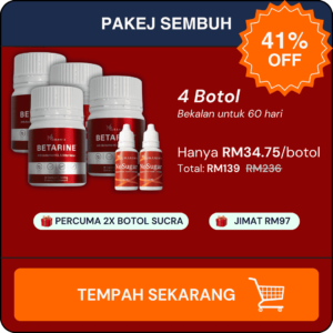 Betarine Set 4 Botol Promo